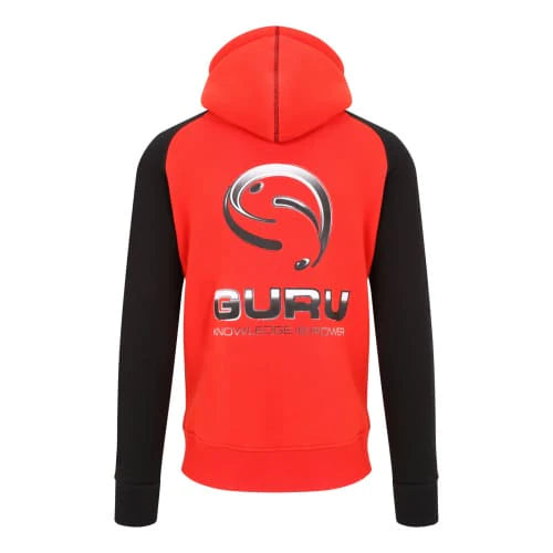 GURU GURU Hoodie | Red/Black  - Parkfield Angling Centre