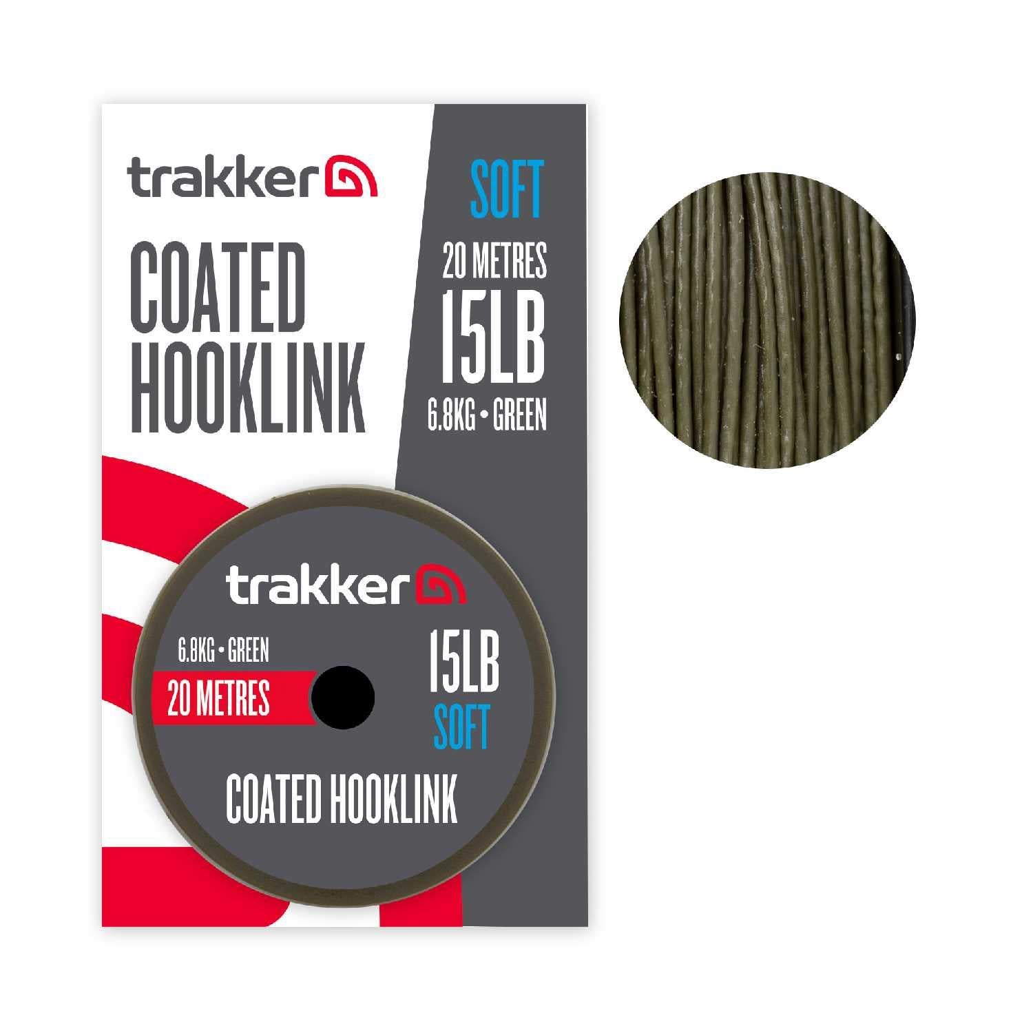 TRAKKER TRAKKER Soft Coated Hooklink (20m) TRAKKER Soft Coated Hooklink (15lb)(6.8kg)(20m) - Parkfield Angling Centre