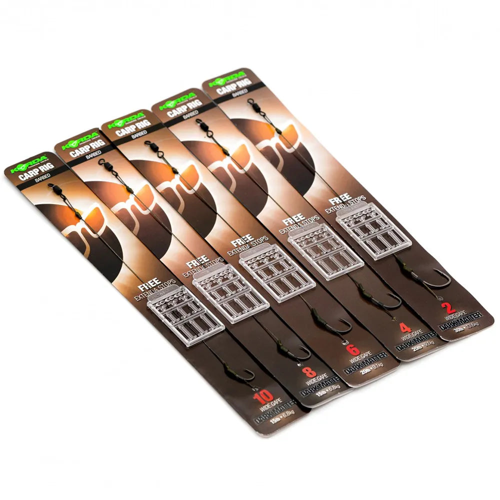 KORDA KORDA Dark Matter Rig Wide Gape - Parkfield Angling Centre