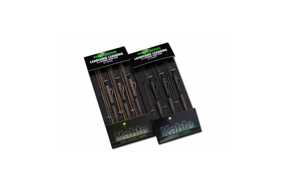 KORDA KORDA Kable Leadcore Leader Hybrid Lead Clip QC Swivel  - Parkfield Angling Centre