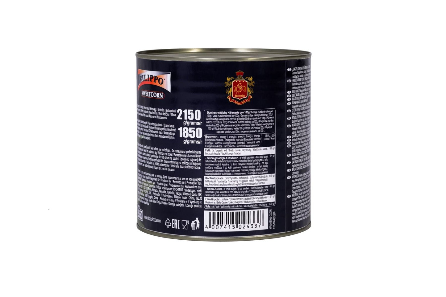 KORDA KORDA Tinned Sweetcorn 2.15kg - Parkfield Angling Centre