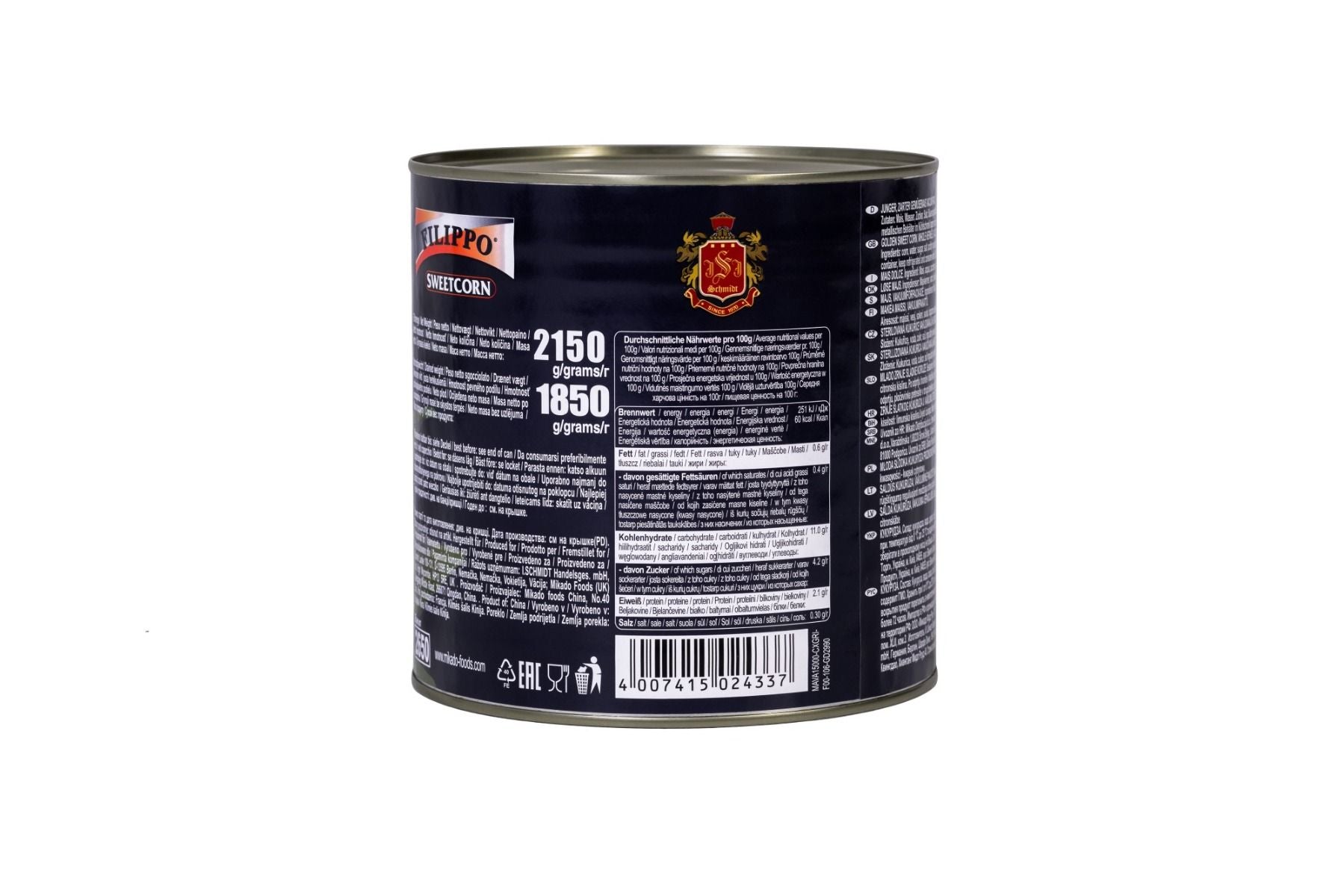 KORDA KORDA Tinned Sweetcorn 2.15kg - Parkfield Angling Centre