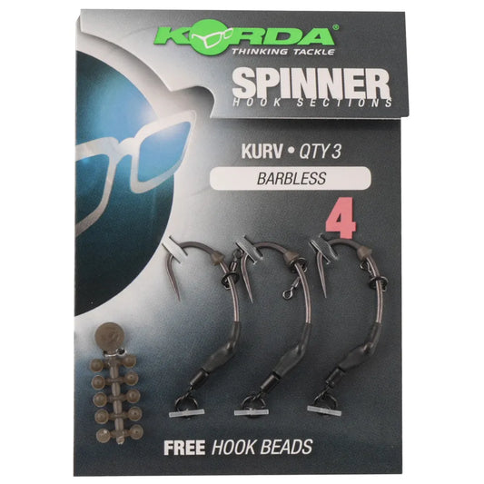 KORDA KORDA Spinner Hook Sections Spinner Barbless  - Parkfield Angling Centre