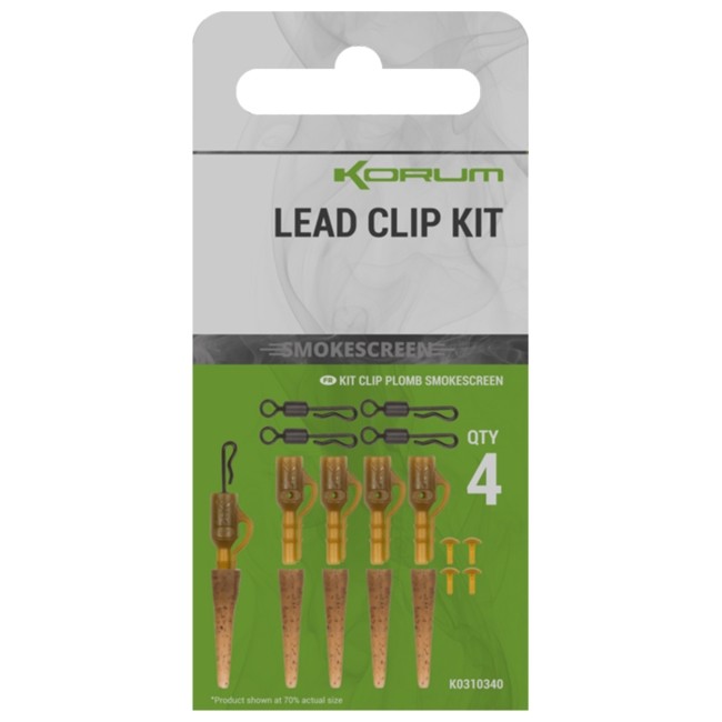 KORUM KORUM Smokescreen Lead Clip Kit - Parkfield Angling Centre