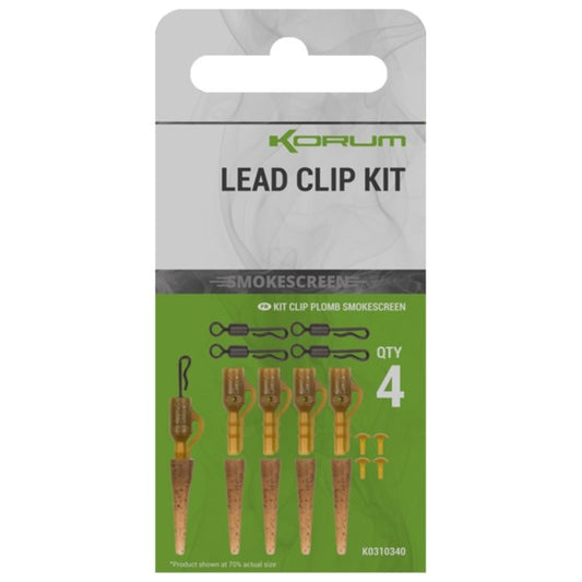 KORUM KORUM Smokescreen Lead Clip Kit - Parkfield Angling Centre