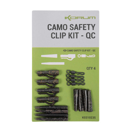 KORUM KORUM Camo Safety Clip Kit - QC  - Parkfield Angling Centre