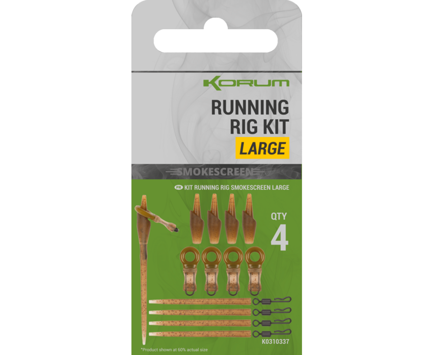 KORUM KORUM Smokescreen Running Rig Kit Large - Parkfield Angling Centre
