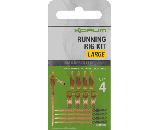 KORUM KORUM Smokescreen Running Rig Kit Large - Parkfield Angling Centre