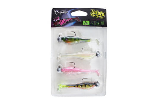 FOX Mini Fry x 4 Mixed UV Colour Pack LOADED 5g 1/0 head