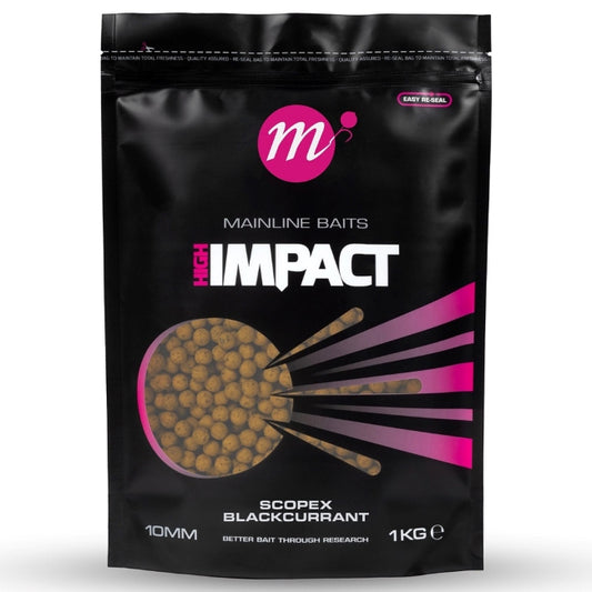 MAINLINE MAINLINE Hi Impact Shelf Life Scopex Blackcurrant - 10mm - 1kg - Parkfield Angling Centre