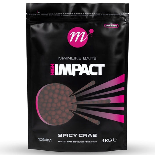 MAINLINE MAINLINE Hi Impact Shelf Life Spicy Crab - 10mm - 1kg - Parkfield Angling Centre