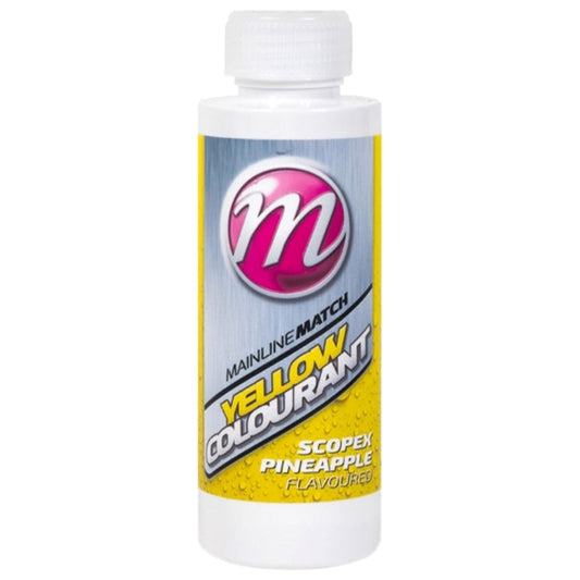 MAINLINE MAINLINE Scopex Pineapple Flavoured Colourants - 100ml - Yellow - Parkfield Angling Centre