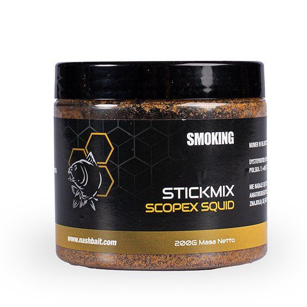 NASH NASH Scopex Squid Smoking Stick Mix 200g  - Parkfield Angling Centre