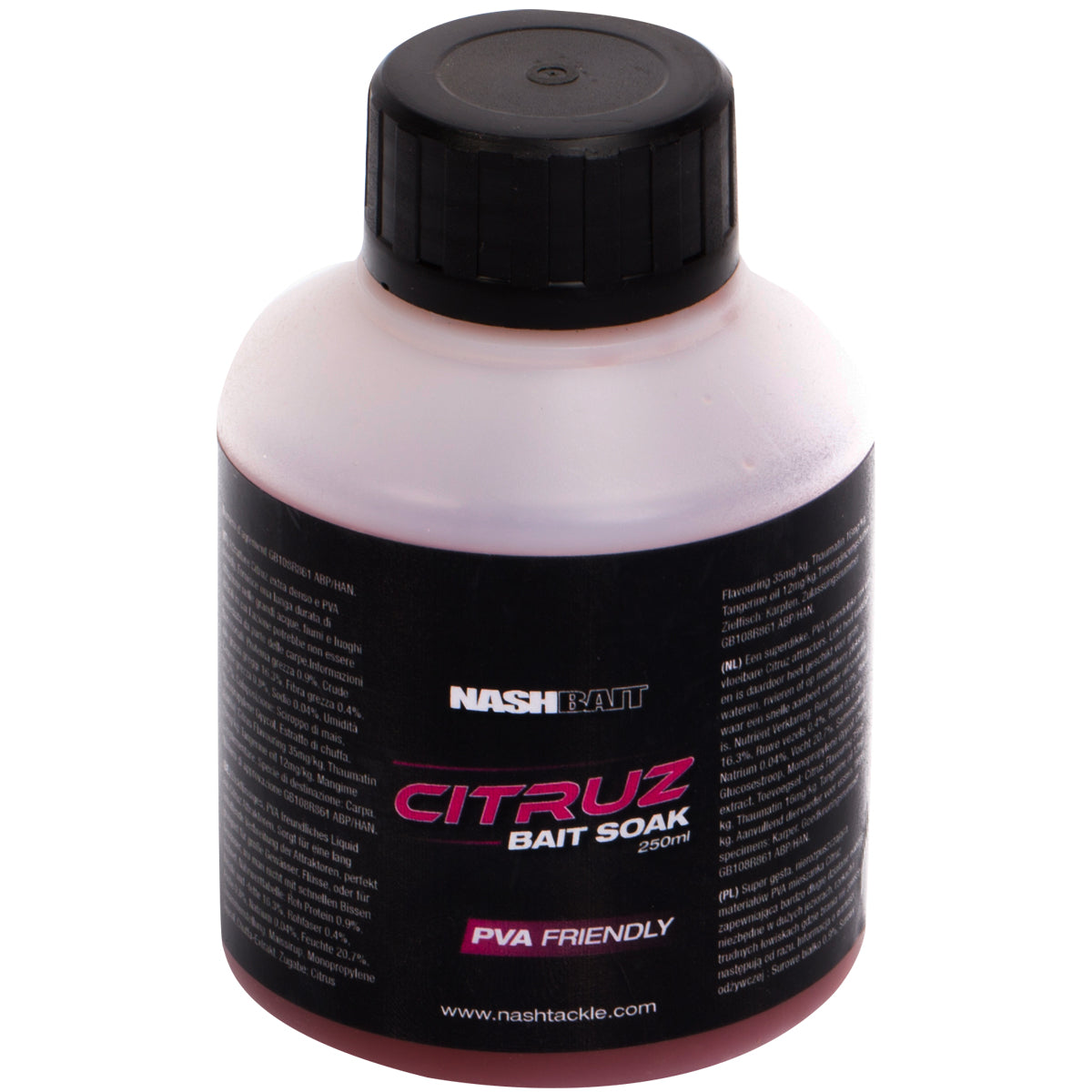 NASH NASH Citruz Liquid Bait Soak 250ml - Parkfield Angling Centre