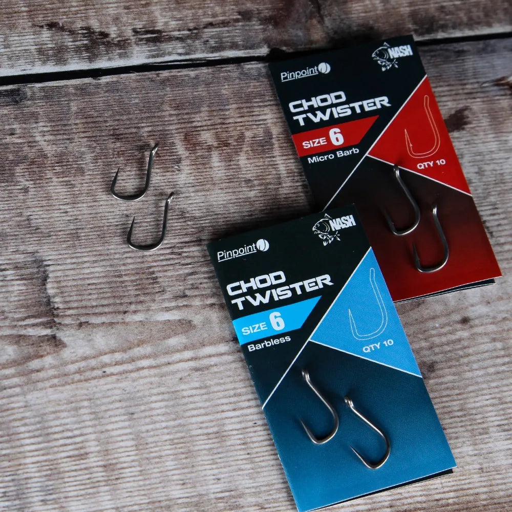 NASH NASH Chod Twister Hooks  - Parkfield Angling Centre