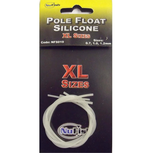NUFISH NUFISH Pole Float Silicone 3 XL Sizes 0.7/1.0/1.2mm  - Parkfield Angling Centre