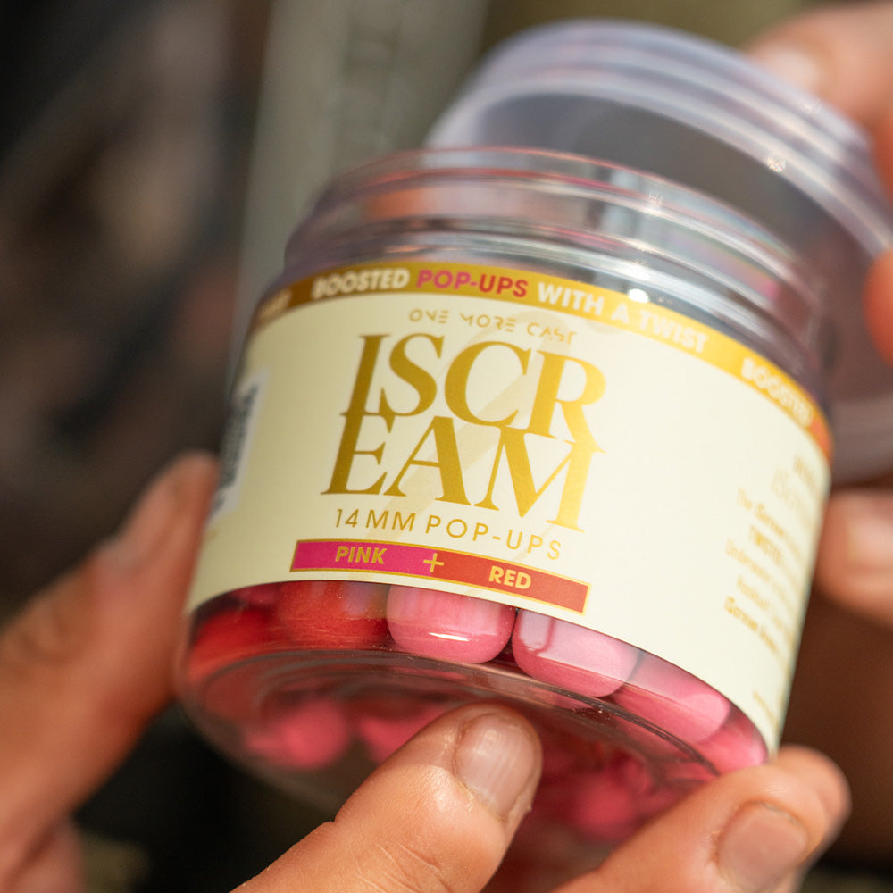 OMC OMC iScream Boosted Fluoro Pop Up 14mm Red & Pink - Parkfield Angling Centre