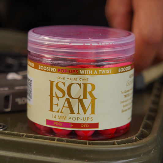 OMC OMC iScream Boosted Fluoro Pop Up 14mm Red & Pink - Parkfield Angling Centre
