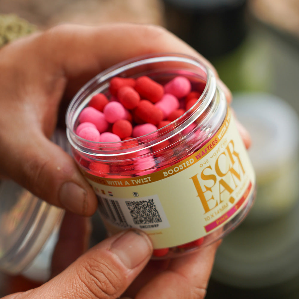 OMC OMC iScream Boosted Fluoro Wafter 10x14mm Red & Pink - Parkfield Angling Centre
