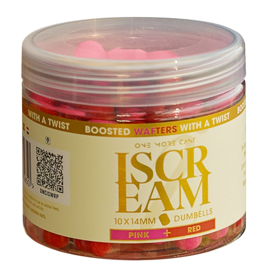 OMC OMC iScream Boosted Fluoro Wafter 10x14mm Red & Pink - Parkfield Angling Centre