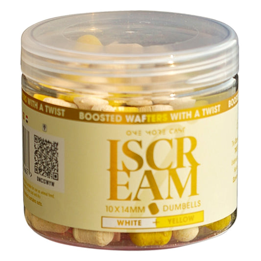 OMC OMC iScream Boosted Fluoro Wafter 10x14mm White & Yellow - Parkfield Angling Centre