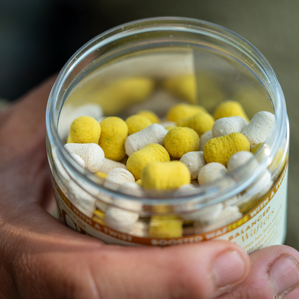 OMC OMC iScream Boosted Fluoro Wafter 10x14mm White & Yellow - Parkfield Angling Centre