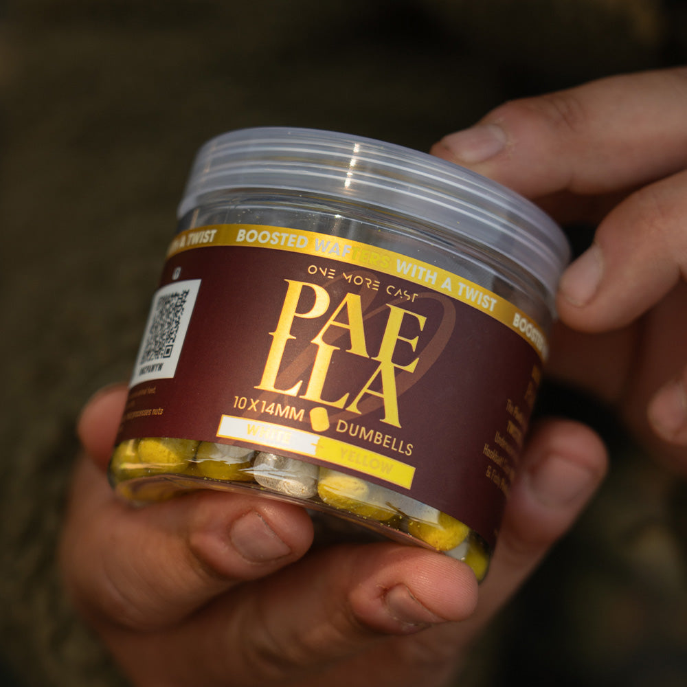 OMC OMC Paella Boosted Fluoro Wafter 10x14mm White & Yellow - Parkfield Angling Centre