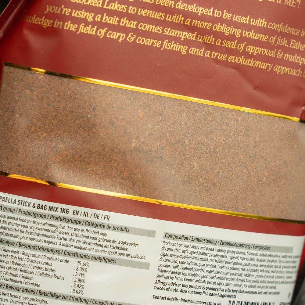 OMC OMC Paella Stick & Bag Mix 1kg - Parkfield Angling Centre