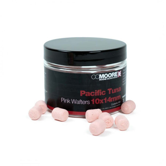CC MOORE CC MOORE Pacific Tuna Pink Dumbell Wafters 10x14mm (65)  - Parkfield Angling Centre