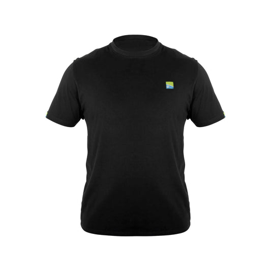 PRESTON PRESTON Lightweight Black T-Shirt  - Parkfield Angling Centre