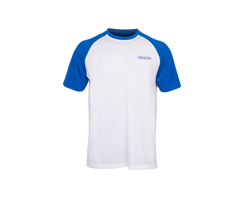 PRESTON PRESTON Lightweight White Raglan T-Shirt - Parkfield Angling Centre