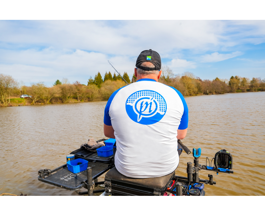 PRESTON PRESTON Lightweight White Raglan T-Shirt - Parkfield Angling Centre