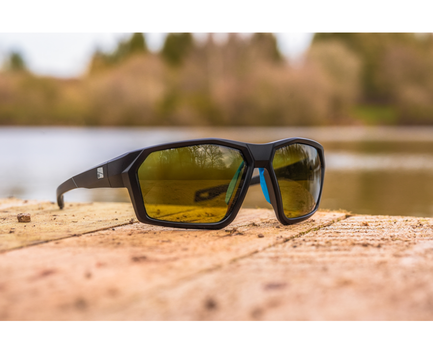 PRESTON PRESTON Absolute Wrap Sunglasses Amber Brown - Parkfield Angling Centre