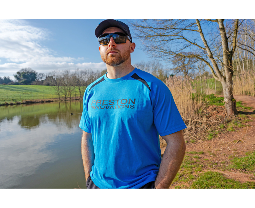 PRESTON PRESTON Blue Breeze T-Shirt - Parkfield Angling Centre