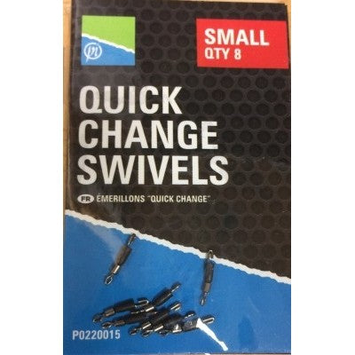 PRESTON PRESTON Quick Change Swivels  - Parkfield Angling Centre