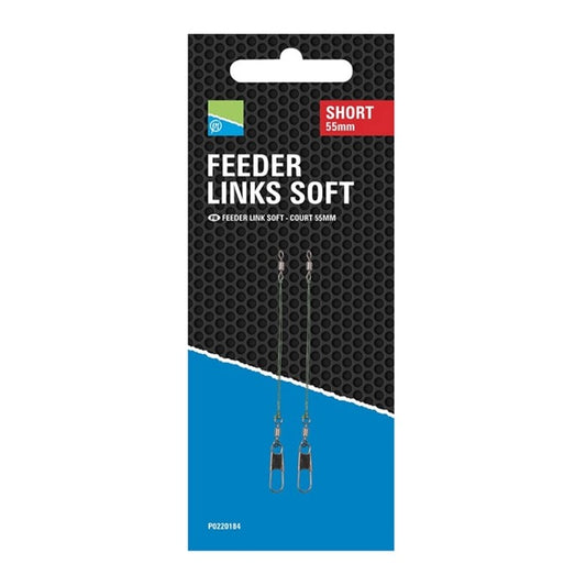 PRESTON PRESTON Feeder Links Soft Short 55mm - Parkfield Angling Centre