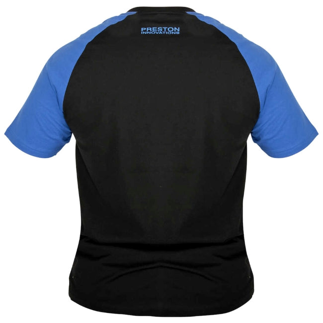 PRESTON PRESTON Lightweight Blue Raglan T-Shirt - Parkfield Angling Centre