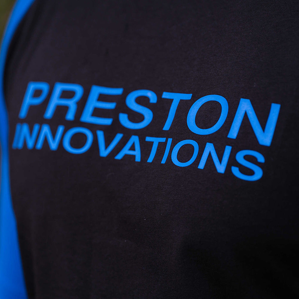 PRESTON PRESTON Lightweight Blue Raglan T-Shirt - Parkfield Angling Centre