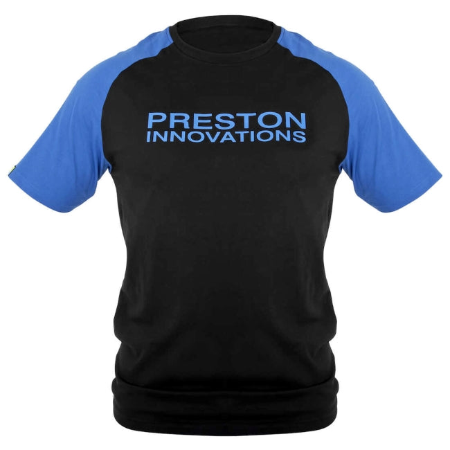 PRESTON PRESTON Lightweight Blue Raglan T-Shirt - Parkfield Angling Centre