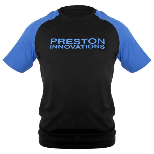 PRESTON PRESTON Lightweight Blue Raglan T-Shirt - Parkfield Angling Centre