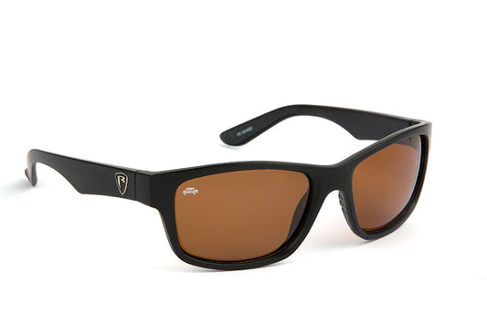 FOX FOX Rage Matt Black Sunglasses Brown Lense Eyewear  - Parkfield Angling Centre