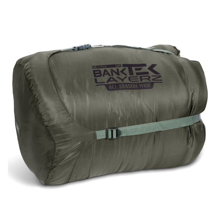 SONIK SONIK Bank-Tek Layerz All-Season Sleep Bag Wide - Parkfield Angling Centre