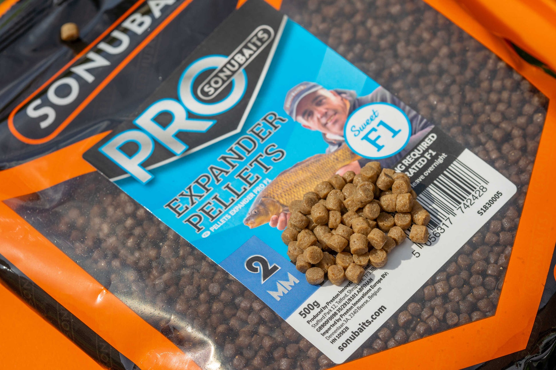 SONU SONU Pro Expander Pellets - F1 2Mm (500G)  - Parkfield Angling Centre