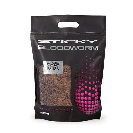 STICKY BAITS STICKY BAITS Bloodworm Spod & Bag Mix 2.5kg Bag  - Parkfield Angling Centre