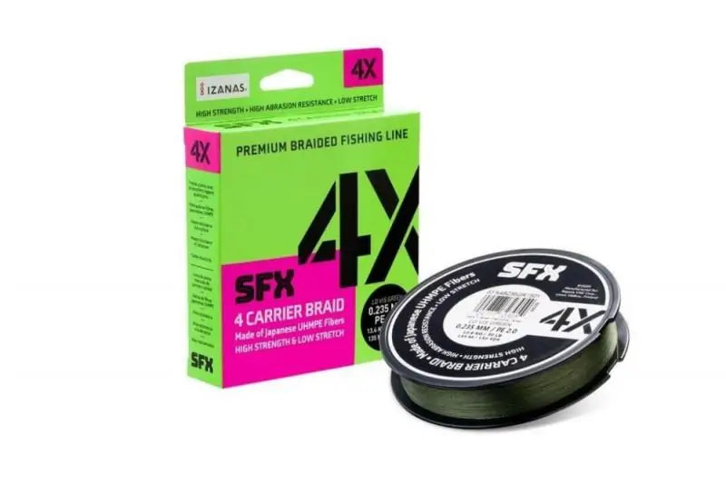 SUFIX SUFIX SFX 4X L.Vis Green 135M  - Parkfield Angling Centre