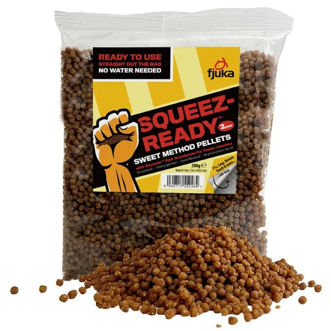 FJUKA BAITS FJUKA BAITS Squeez-Ready™ Sweet Method Pellets 2mm  - Parkfield Angling Centre