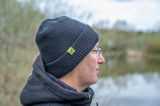 MATRIX MATRIX Thinsulate Beanie Hat - Black  - Parkfield Angling Centre