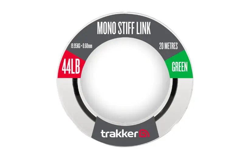 TRAKKER TRAKKER Mono Stiff Link (20m)(Green) TRAKKER Mono Stiff Link (44lb)(19.95kg)(0.6mm)(20m)(Green) - Parkfield Angling Centre