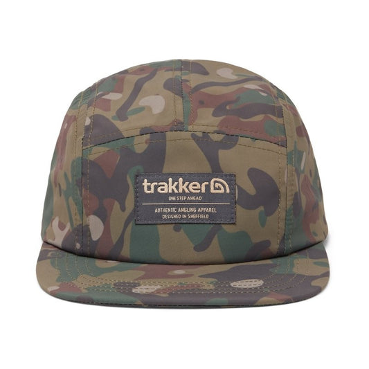 TRAKKER TRAKKER TechPro Camo 5 Panel Cap  - Parkfield Angling Centre