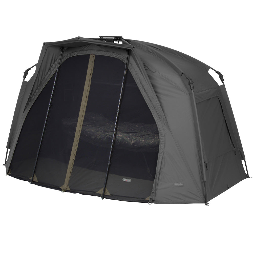 TRAKKER TRAKKER Tempest RS Brolly Insect Panel Camo - Parkfield Angling Centre